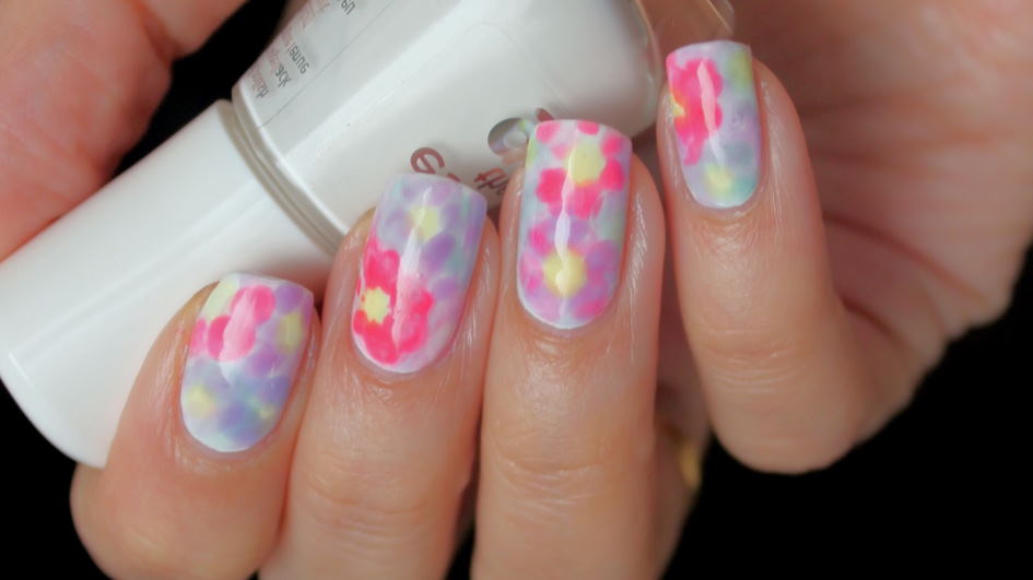 Watercolor Nail Art · How To Paint A Marbled Nail · Beauty on Cut Out + Keep